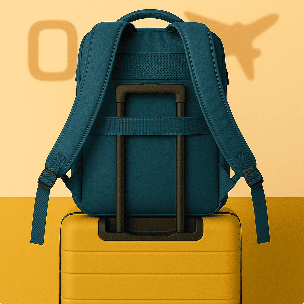 Sac à dos cabine Bleu pour femme – Format Ryanair, low cost – Cabinlow™
