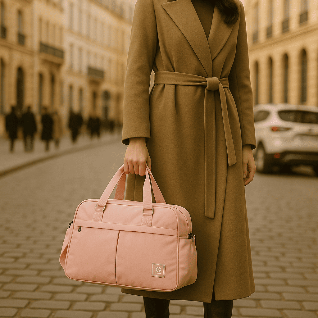 Sac à main cabine Format EasyJet rose-extensible multi-poches pour femme –Cabinlow™