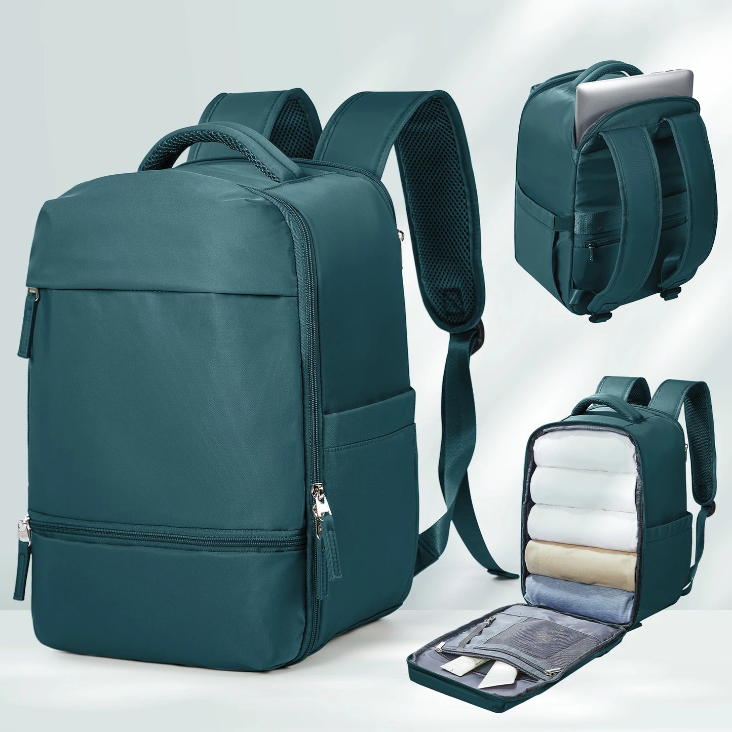 Sac à dos cabine Bleu pour femme – Format Ryanair, low cost – Cabinlow™