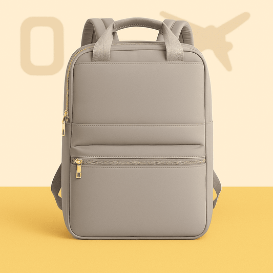 Sac à dos cabine structuré Kaki pour femme –Format Ryanair, low cost – Cabinlow™