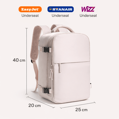 40x20x25 pink underseat cabin backpack - 