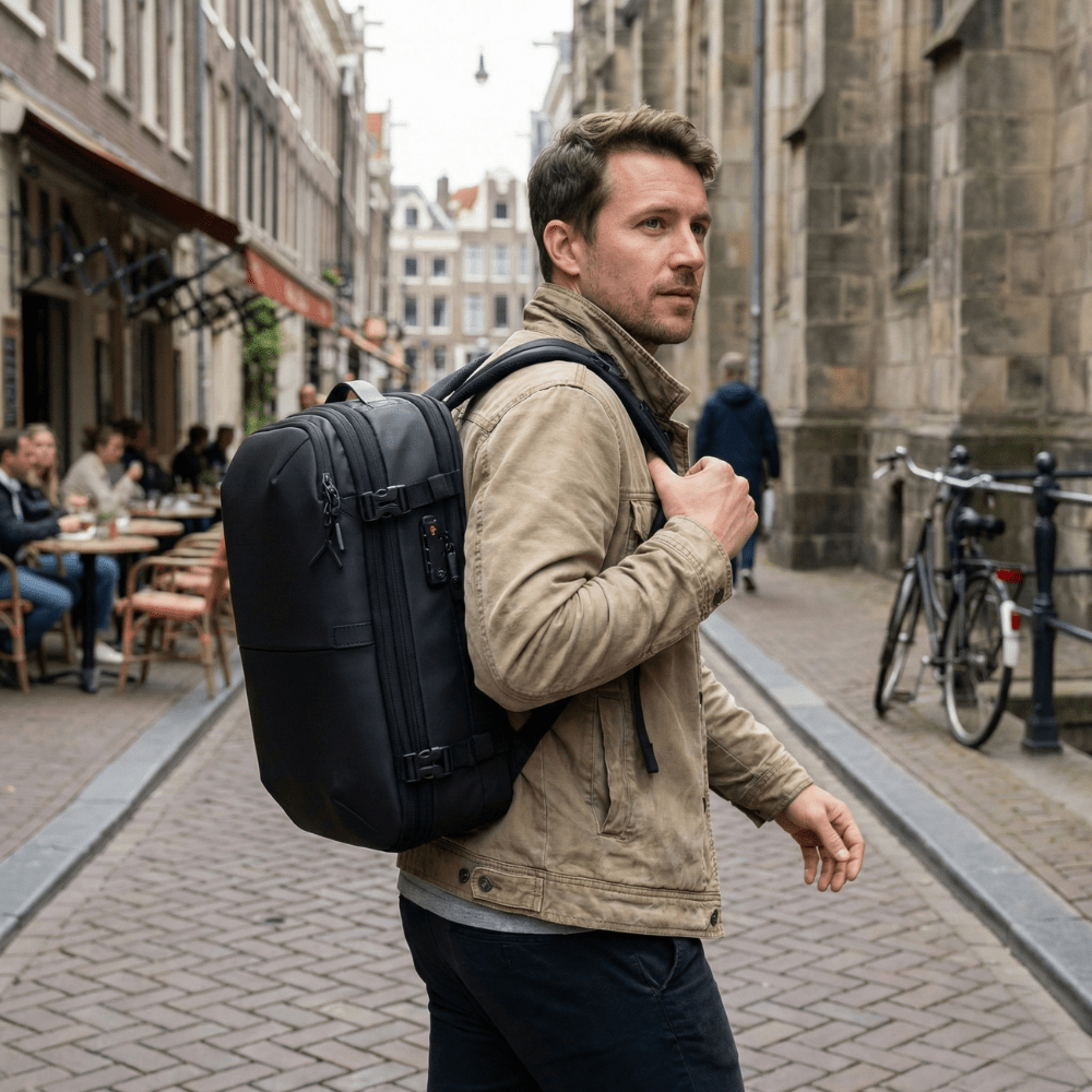 55x40x20 cabin bag lightweight | Vacuum Compression 55L - 