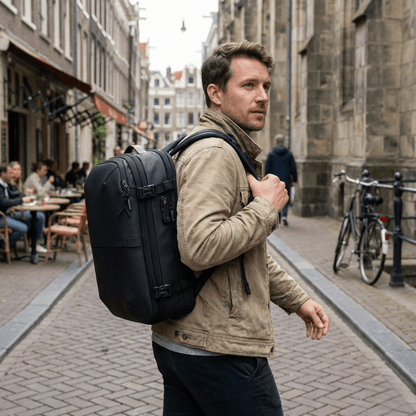 55x40x20 cabin bag lightweight | Vacuum Compression 55L - 