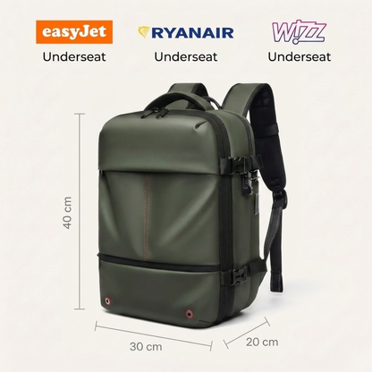Green Vacuum Compression 40L Underseat Backpack 45×36×20