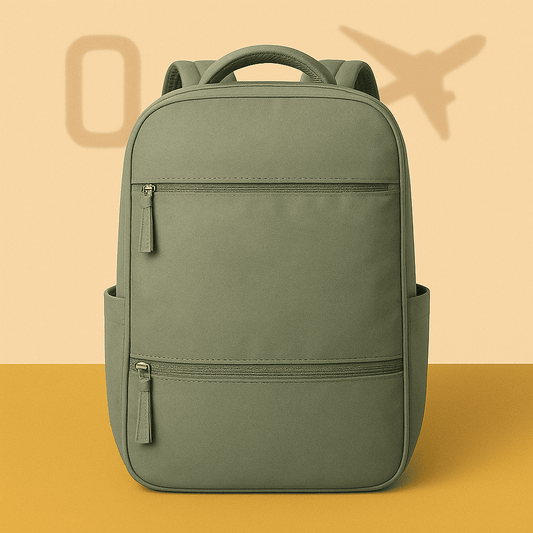 Sac à dos cabine vert  pour femme – Format Ryanair, low cost – Cabinlow™