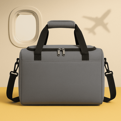 Sac cabine gris - léger et organisé pour homme – Format Ryanair,  low cost – Cabinlow™