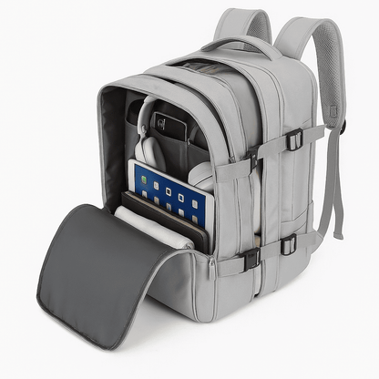 Sac à dos cabine 36L Format EasyJet Gris extensible et imperméable – Cabinlow™