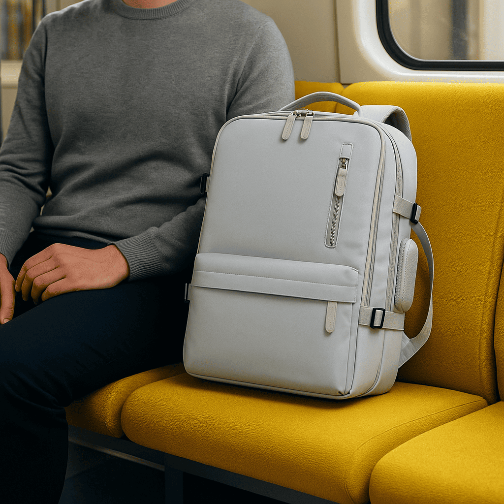 Sac à dos cabine 36L Format EasyJet Gris extensible et imperméable – Cabinlow™