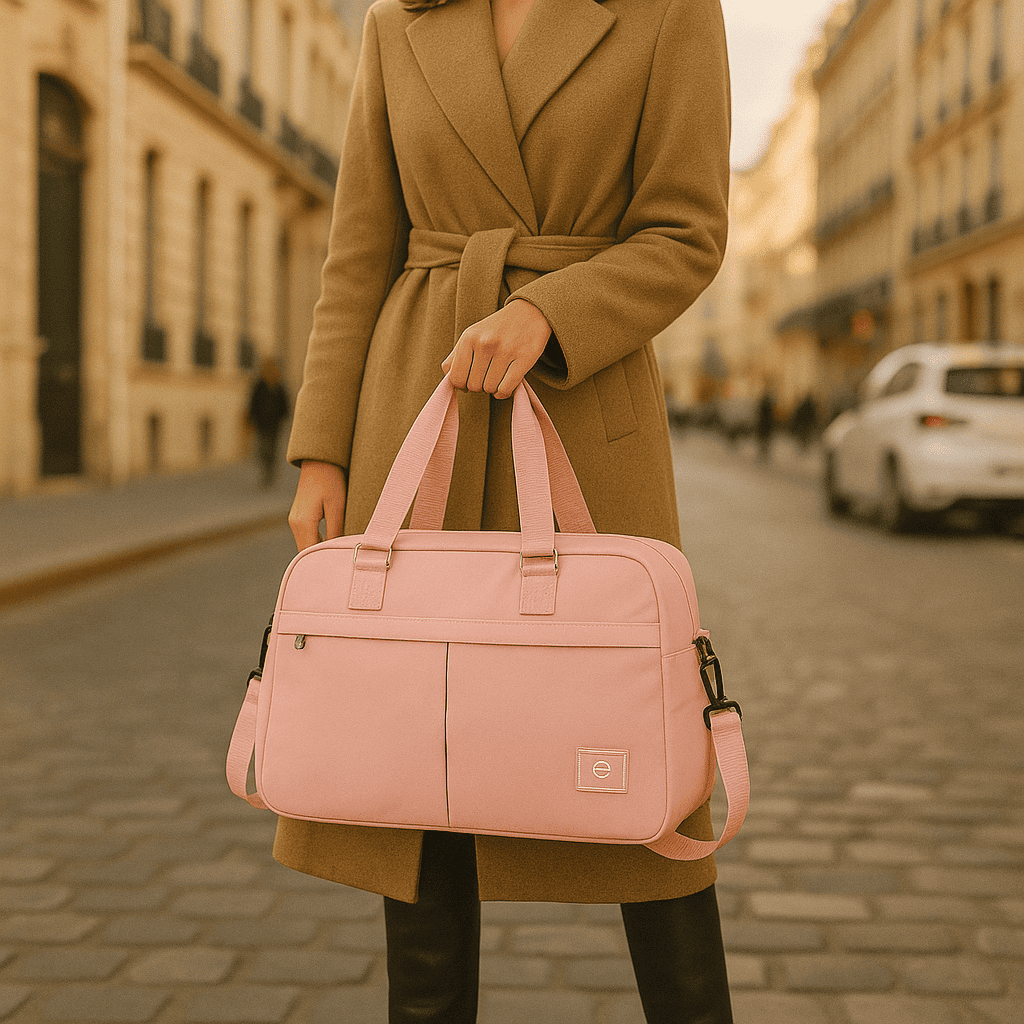 Sac à main cabine Format  EasyJet rose-extensible multi-poches pour femme –Cabinlow™