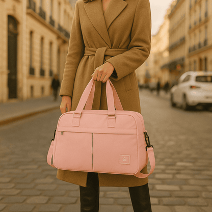Sac à main cabine Format  EasyJet rose-extensible multi-poches pour femme –Cabinlow™