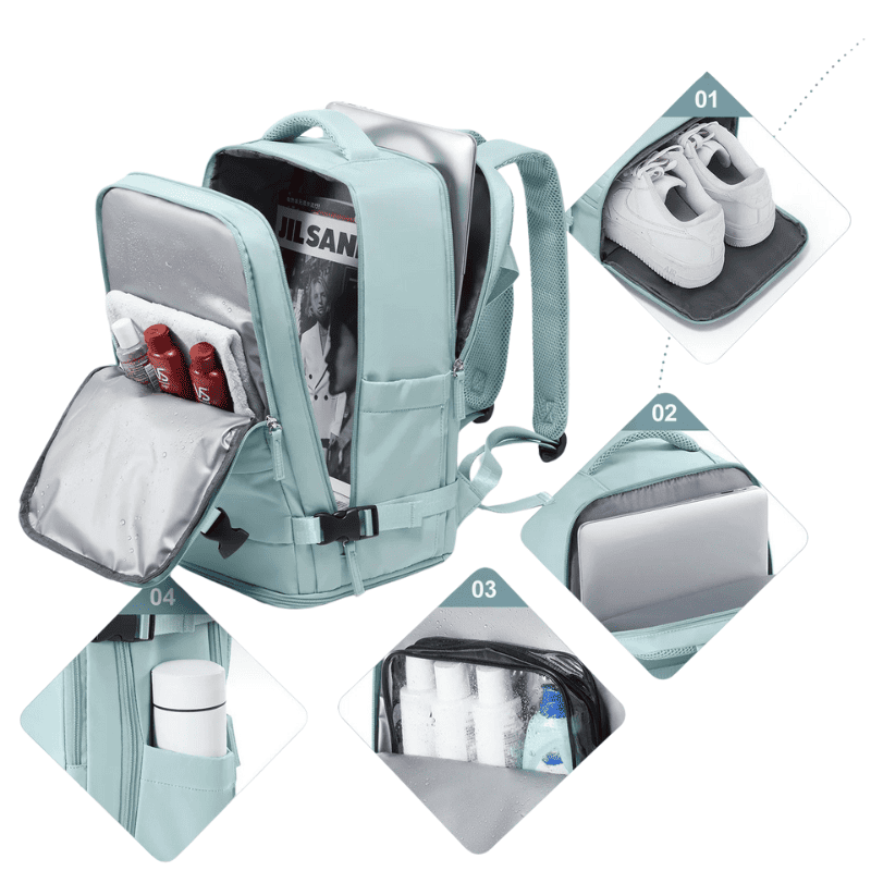 Sac à dos cabine étanche pour femme – Format Ryanair,  low cost – Cabinlow™