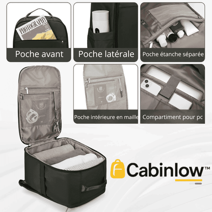 Sac à dos cabine  Format EasyJet grande capacité  pour femme – Cabinlow™