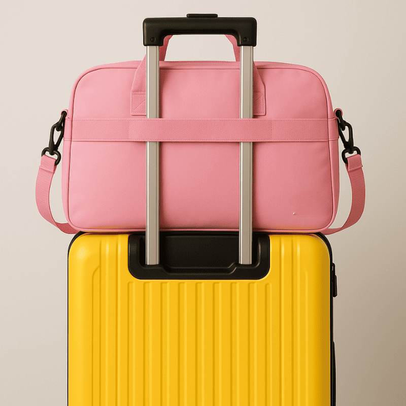 Sac à main cabine Format  EasyJet rose-extensible multi-poches pour femme –Cabinlow™
