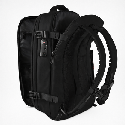 Black Vacuum Compression 55L Cabin Backpack Carry-On Airline