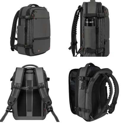 Grey Vacuum Compression 55L Cabin Backpack Carry-On Airline