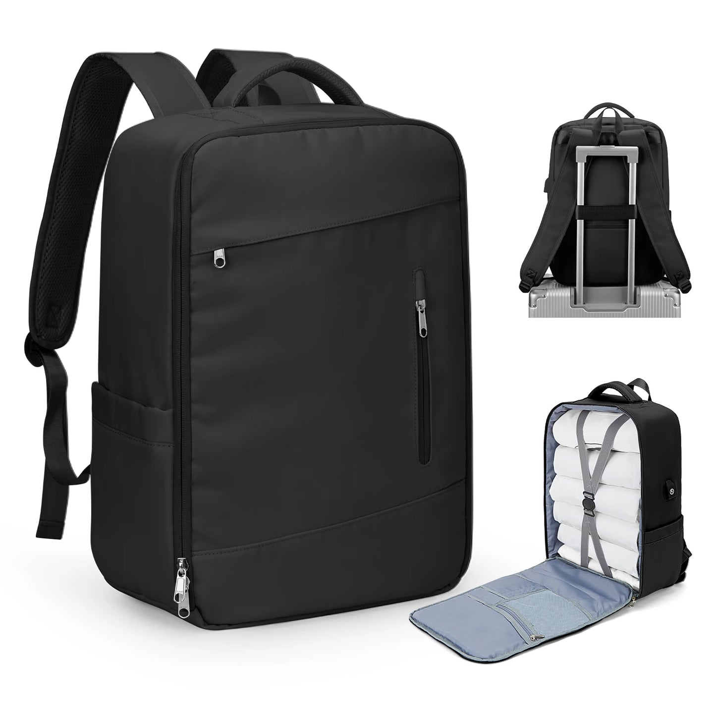 Sac à dos cabine Format EasyJet avec port USB – Cabinlow™