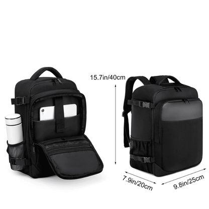 Sac à dos cabine Homme  avec ouverture 180° – Format Ryanair, low cost – Cabinlow™