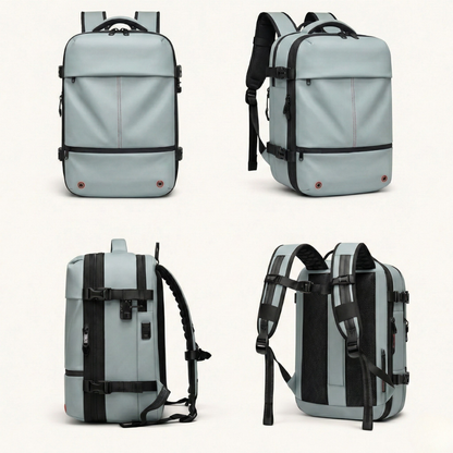 Blue Vacuum Compression 40L Underseat Backpack 45×36×20