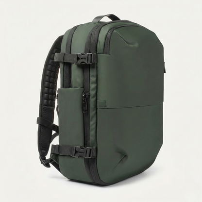 Green Vacuum Compression 55L Cabin Backpack overhead  Airline