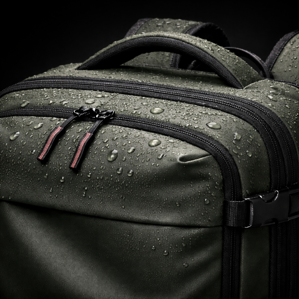 Green Vacuum Compression 55L Cabin Backpack Carry-On Airline