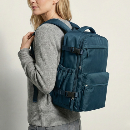 Blue Compression Backpack 40 × 20 × 25 cm