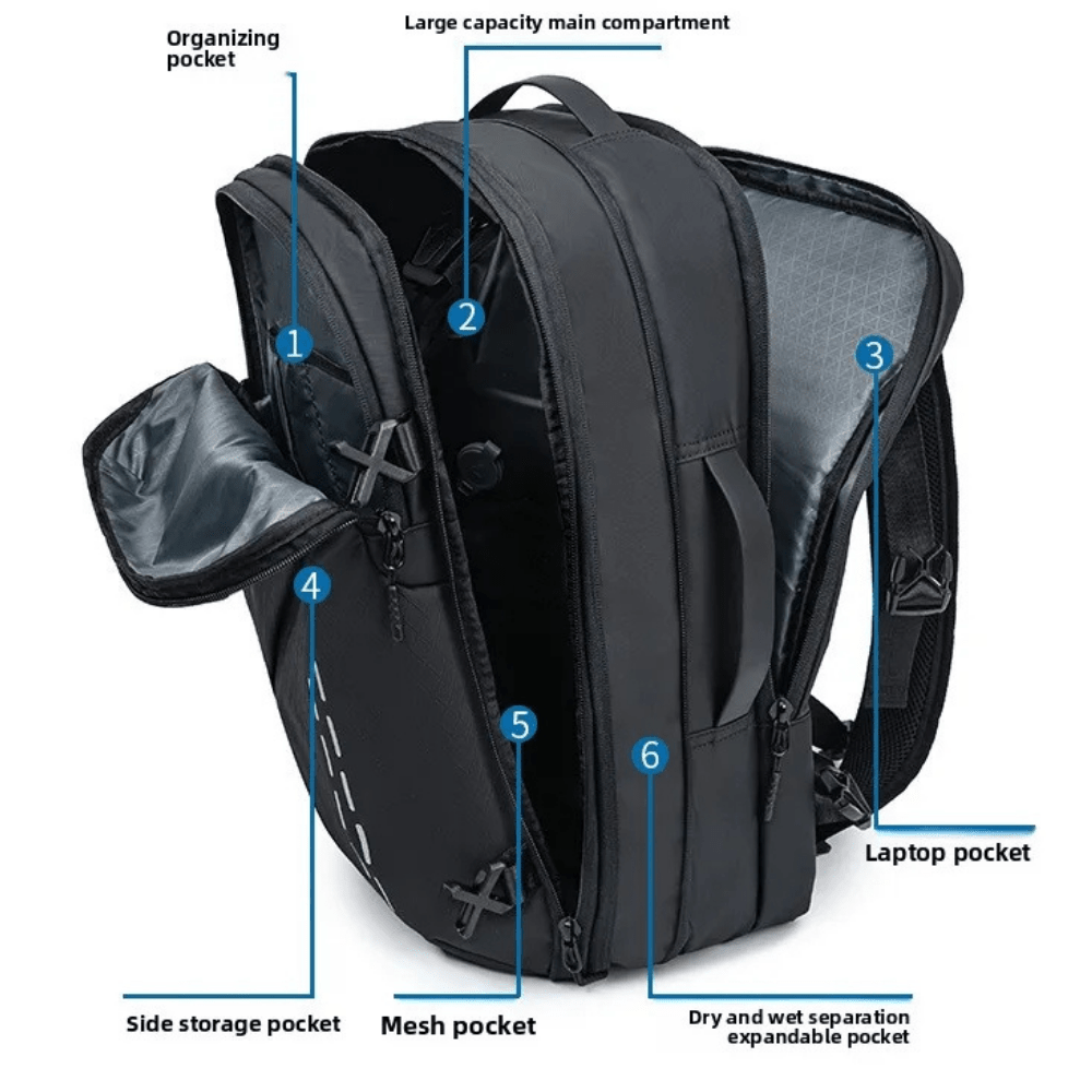 Easyjet cabin bag size 56x45x25 | Vacuum Compression 39L - 