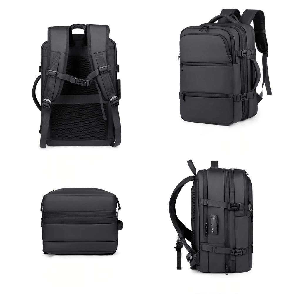 Easyjet cabin bags 45x36x20 with reinforced top handle | Vacuum Compression 45L - 