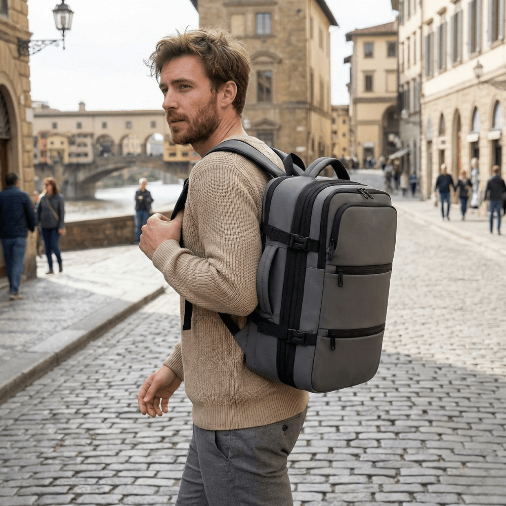 Easyjet cabin bags 45x36x20 with waterproof fabric | Vacuum Compression 45L - 