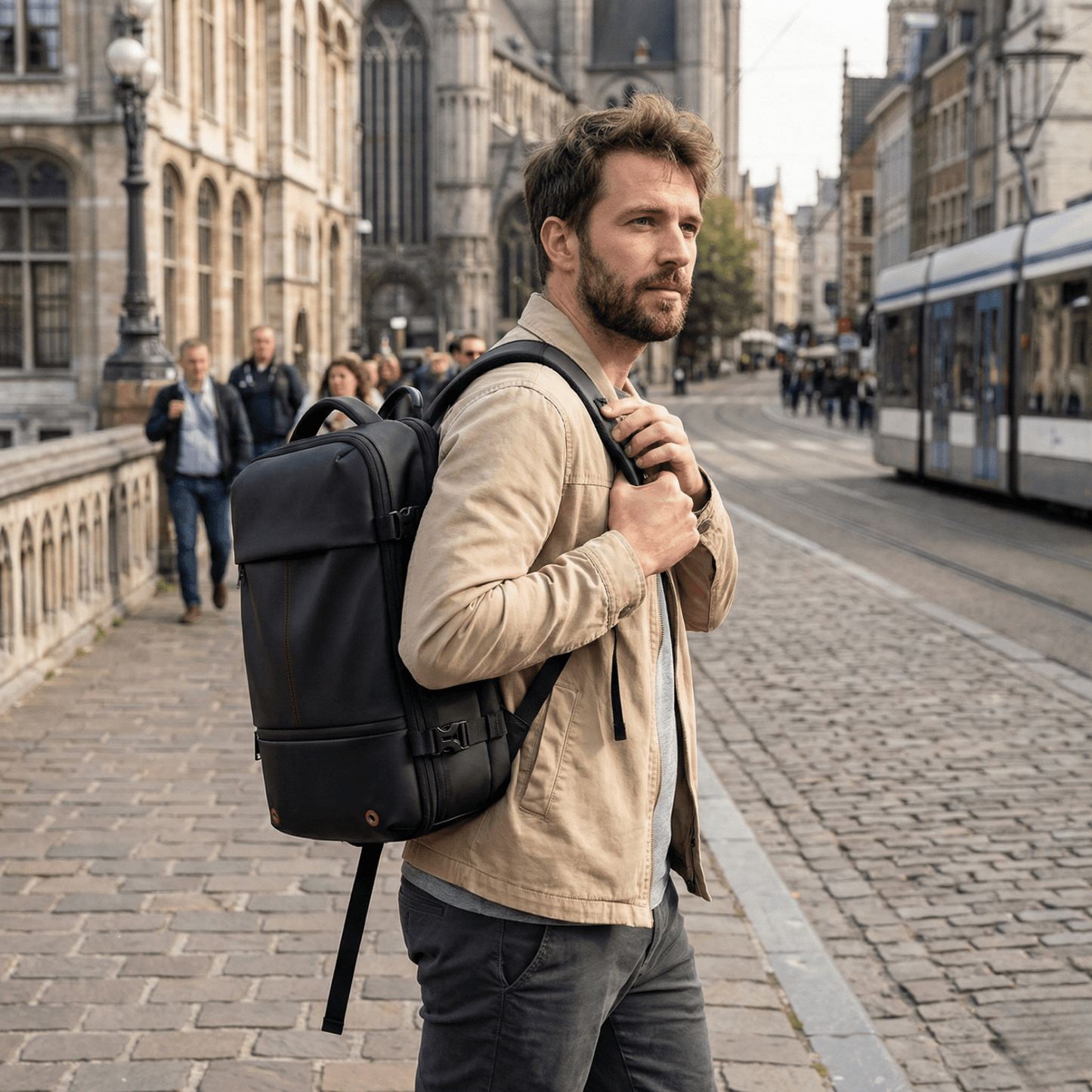 Easyjet compatible cabin bag 45x36x20 | Vacuum Compression 40L - 