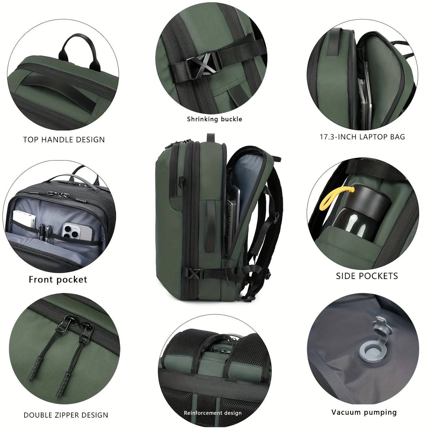 Easyjet large cabin bag 56x45x25 | Vacuum Compression 39L - 