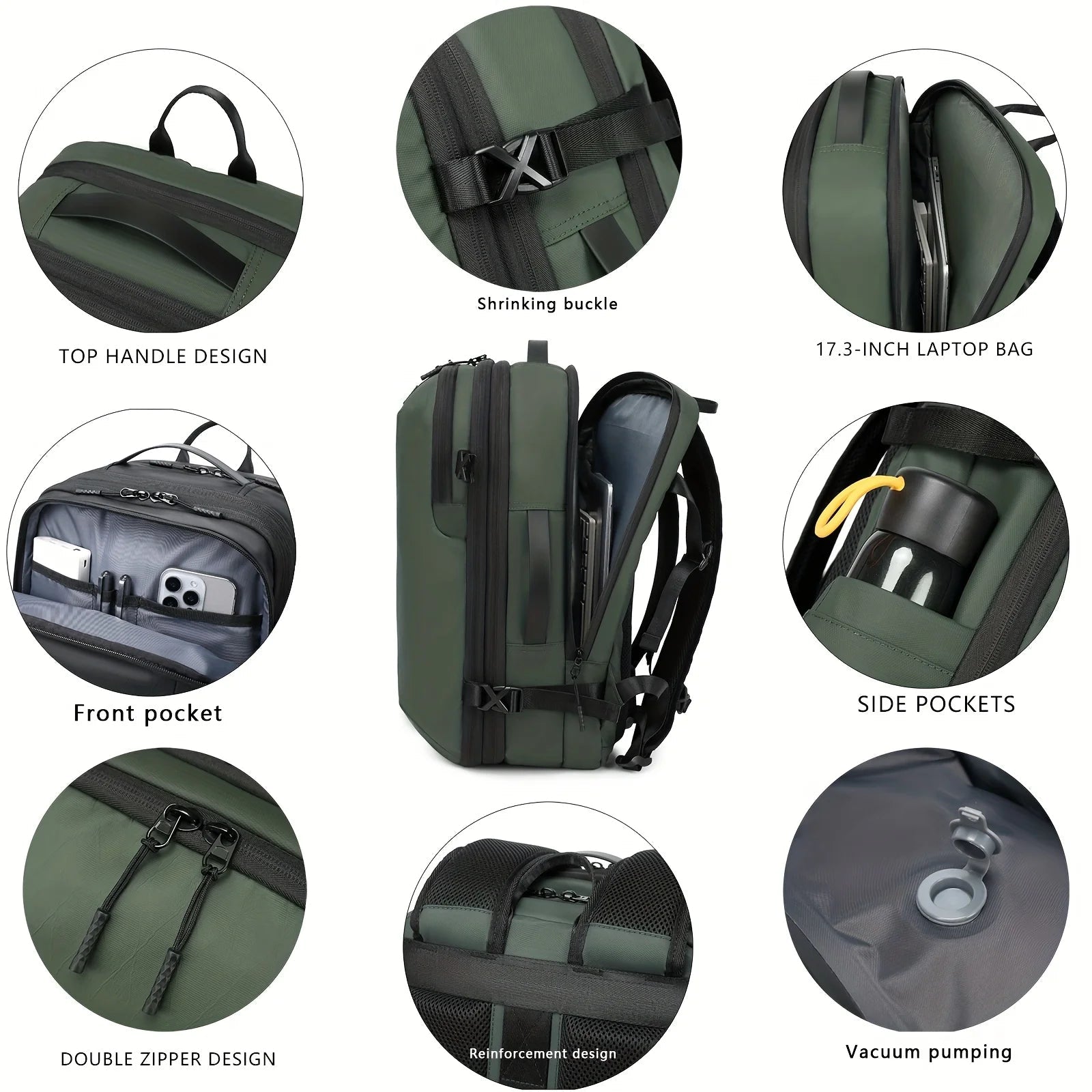 Easyjet large cabin bag 56x45x25 | Vacuum Compression 39L - 