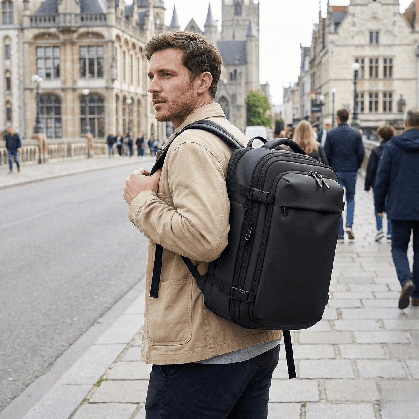 Large cabin bag 56x45x25 | Vacuum Compression 55L - 