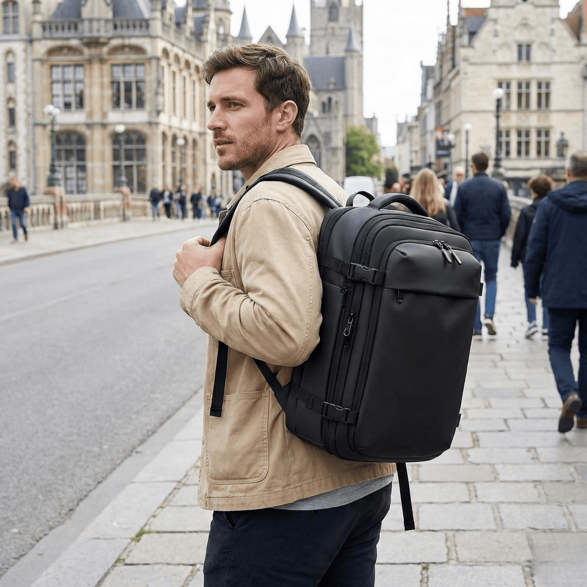 Large cabin bag 56x45x25 | Vacuum Compression 55L - 