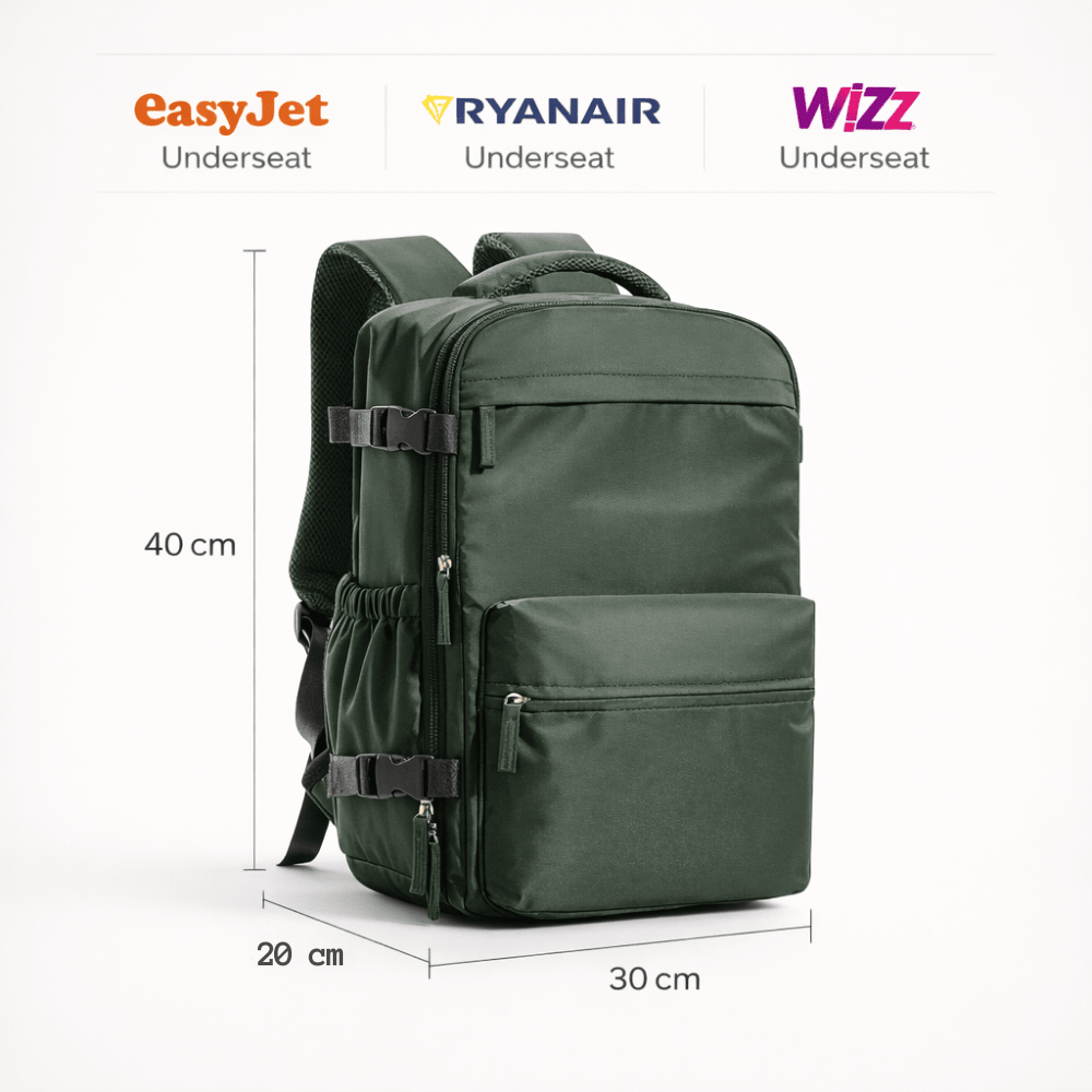 Ryanair cabin backpack with vacuum compression 35L - 