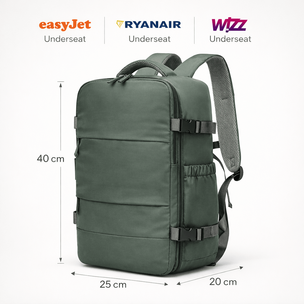 Ryanair compatible cabin bag 40x20x25 - 
