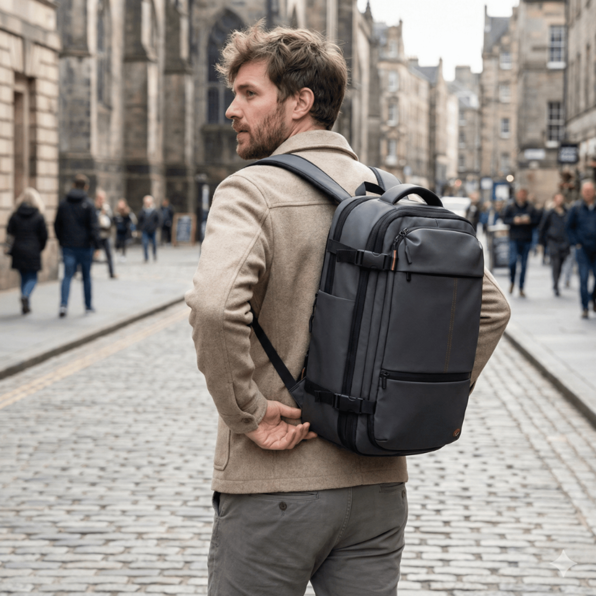 Ryanair compatible cabin bag 55x40x20 | Vacuum Compression 55L - 