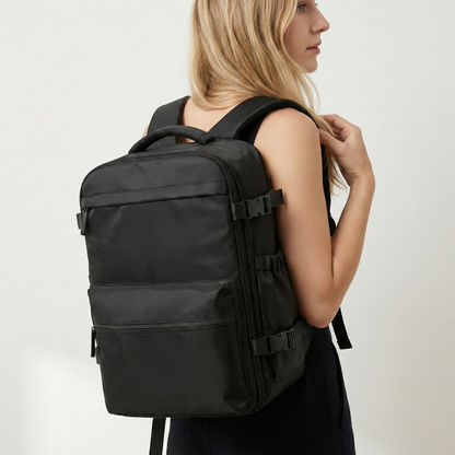 Black Compression Backpack 40 × 20 × 25 cm