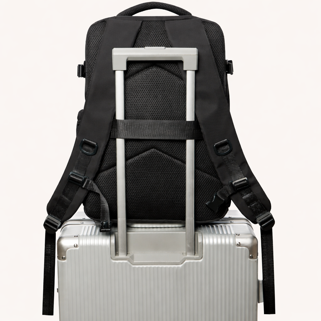 Black Compression Backpack 40 × 20 × 25 cm