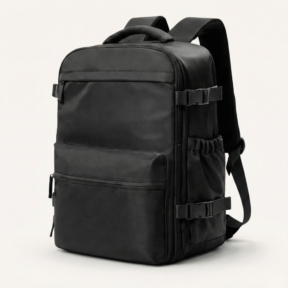 Black Compression Backpack 40 × 20 × 25 cm
