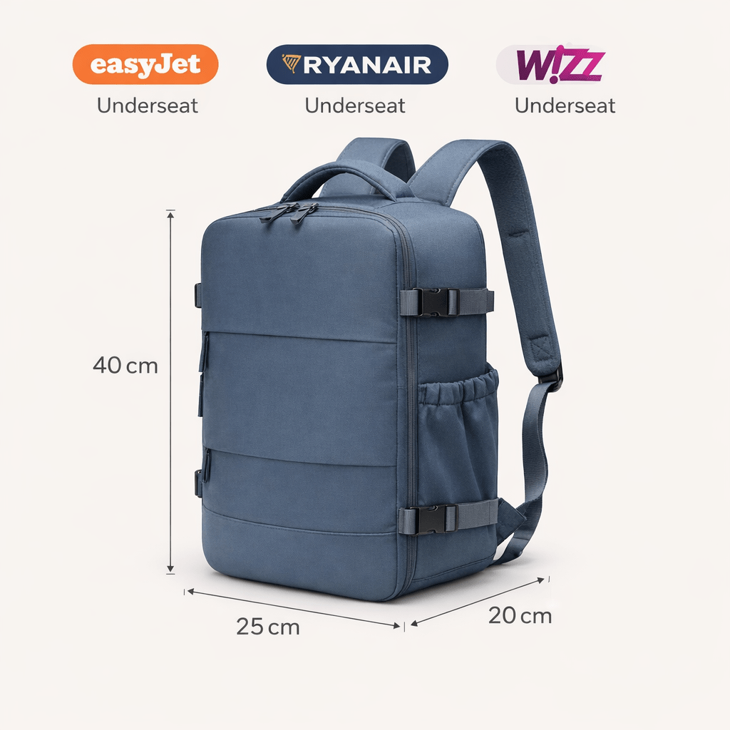 Small cabin bag 40x20x25 for Ryanair - 