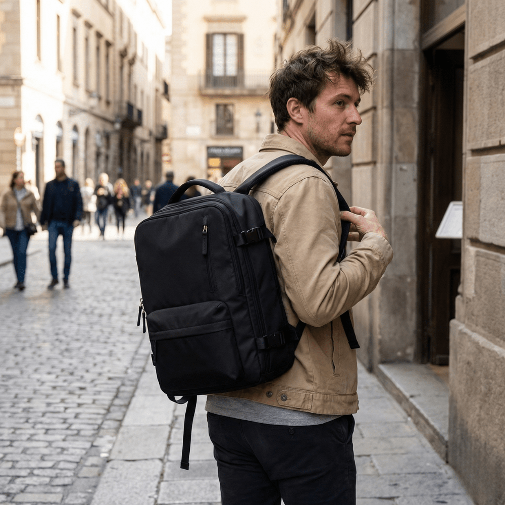 Small Vacuum Compression Cabin Backpack for EasyJet - 