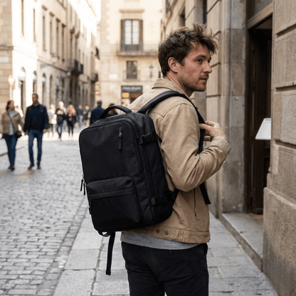 Small Vacuum Compression Cabin Backpack for EasyJet - 