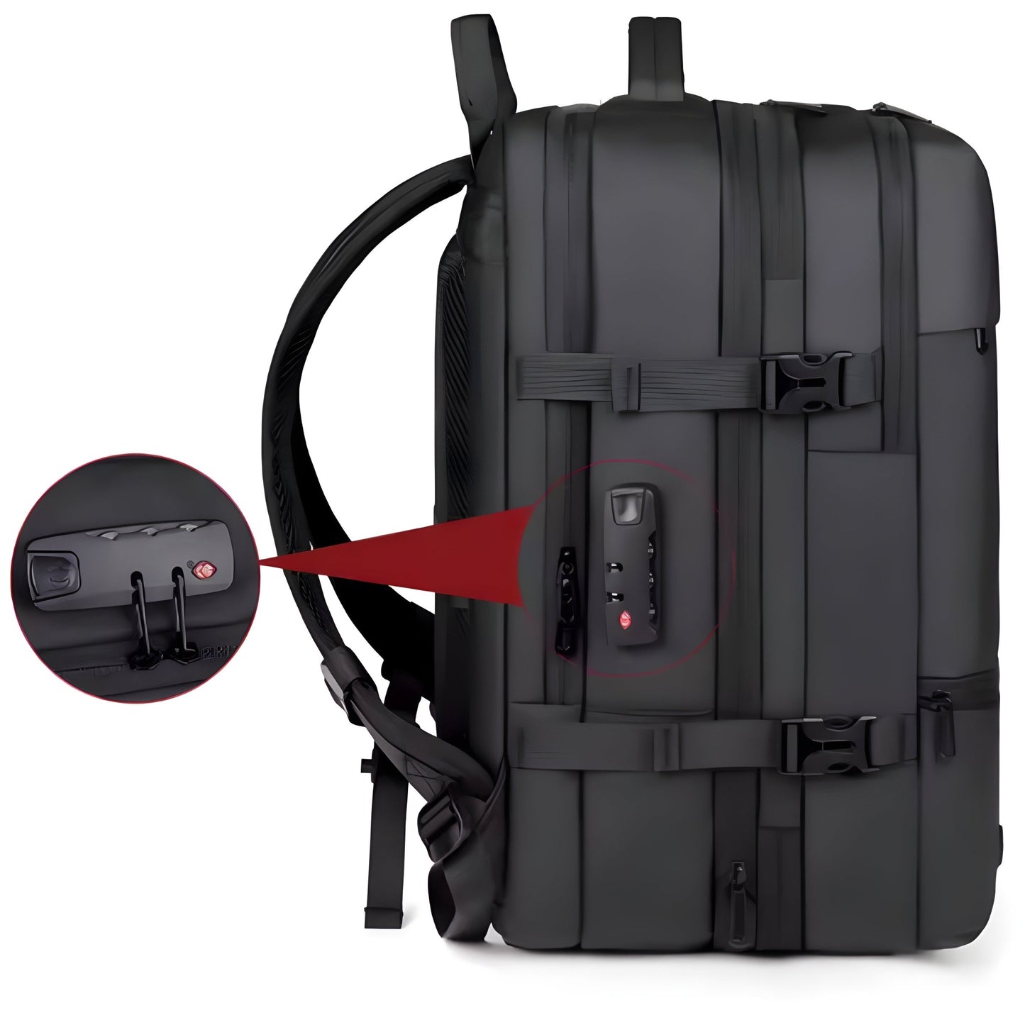 Under seat cabin bag 45x36x20 | Vacuum Compression 45L - 